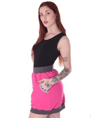Růžová bavlněná sukně Rozalie - 3