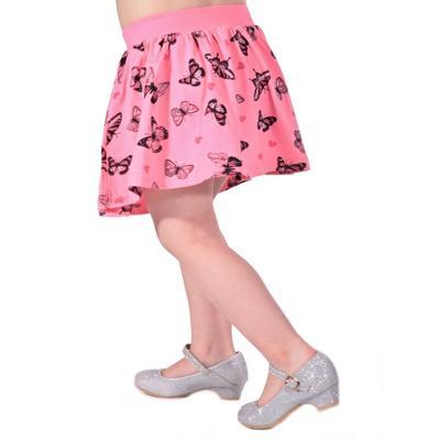 Dětská sukně s motýlama Stela světle růžová, 104 - 3