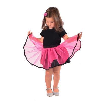 Dívčí neonově růžová tutu sukně Nesy - 3