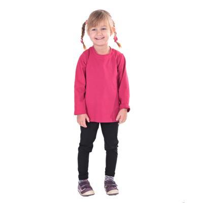 Ružové detské tričko dlhý rukáv Marlen od 98-116 - 3