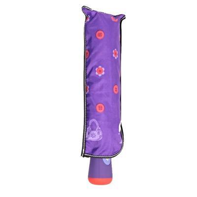 Skládací deštník Knoflík fialový - 3