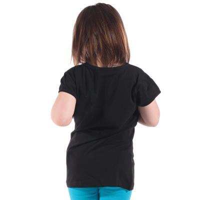 Černé letní dívčí tričko Lusy - 3