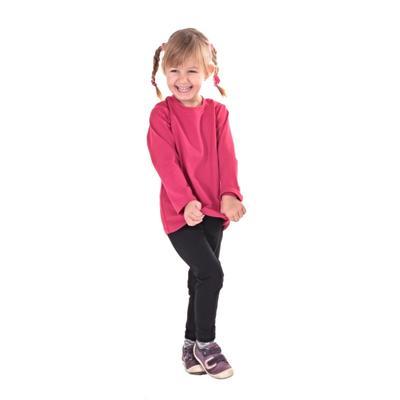 Ružové detské tričko dlhý rukáv Marlen od 98-116 - 4
