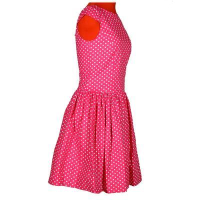 Růžové šaty Šarlota s puntíky, 38 - 4
